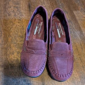 Skechers Maroon Slip-On Loafers Brand New
